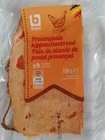 Mängden socker i Pain de viande de poulet provençal