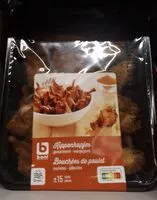 Mängden socker i Bouchées de poulets