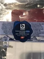 Mängden socker i Viande des grisons