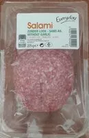Mängden socker i Salami sans ail