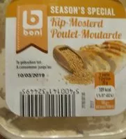 Mängden socker i Poulet moutarde