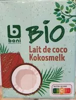 Mängden socker i Lait de coco -