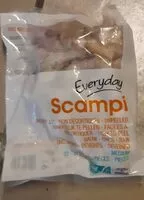 Mängden socker i Scampi Everyday