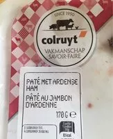 Mängden socker i Pâté au jambon d'ardenne