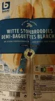 Mängden socker i Demi baguettes blanches précuites sur pierre