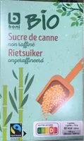 Mängden socker i Sucre de canne