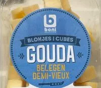 Mängden socker i Gouda Boni