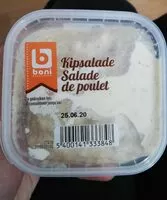 Mängden socker i Salade de poulet