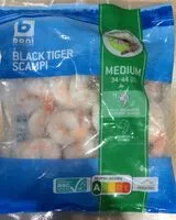 Mängden socker i Black tiger scampi