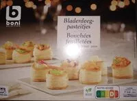 Mängden socker i Bouchées feuilletées