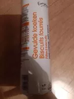 Mängden socker i Gevulde koeken/ biscuits fourrés