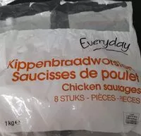 Mängden socker i Saucisse de poulet
