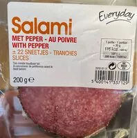 Mängden socker i Salami au poivre