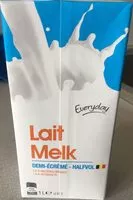 Mängden socker i Lait demi-écrémé