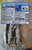 Mängden socker i Filet d'anchois à l'huile à l'ail