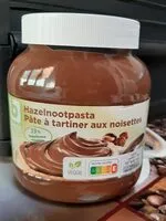 Mängden socker i Pâte à tartiner aux noisettes (boni)