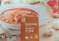 Mängden socker i Langue de boeuf sauce madère