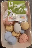 Mängden socker i Oeufs praliné