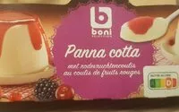 Mängden socker i Panna Cotta Boni