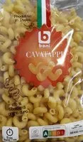 Mängden socker i Cavatappi
