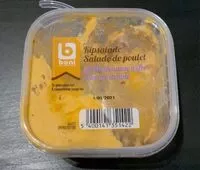 Mängden socker i Salade de poulet