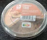 Mängden socker i Tapenades trio