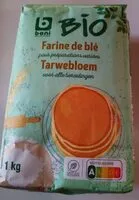 Mängden socker i Farine de blé bio