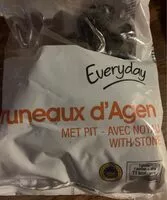 Mängden socker i Pruneaux d'agen