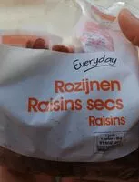Mängden socker i Raisins secs