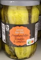 Mängden socker i Rondelles de cornichons