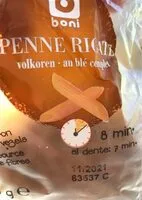 Mängden socker i Penne rigate volkoren