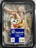 Mängden socker i Tagliatelle au saumon et épinards