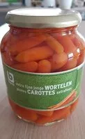 Mängden socker i Jeunes carottes extrafines