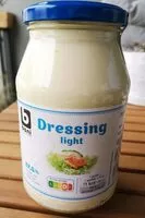 Mängden socker i Dressing light