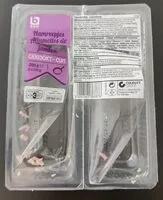 Mängden socker i Allumettes de jambon cuit