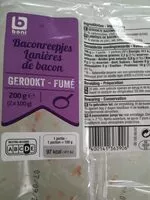 Mängden socker i Lanières de bacon