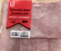 Mängden socker i Jambon cuit