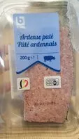 Mängden socker i Pâté ardennais