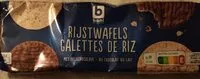Mängden socker i Galettes de riz au chocolat au lait