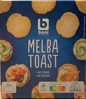 Mängden socker i Melba toast
