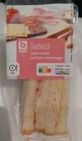 Mängden socker i Sandwich jambon-fromage