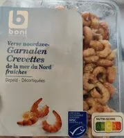 Mängden socker i Crevettes grises
