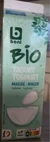 Mängden socker i Yaourt maigre bio