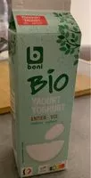 Mängden socker i Bio yoghurt entier