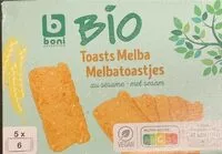 Mängden socker i Toasts Melba