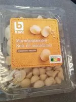 Mängden socker i Noix de Macadamia