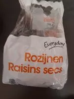 Mängden socker i Raisins secs