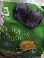 Mängden socker i Pruneau d'agen