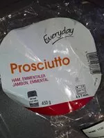 Mängden socker i Prosciutto