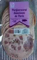 Mängden socker i Saucisson de Paris